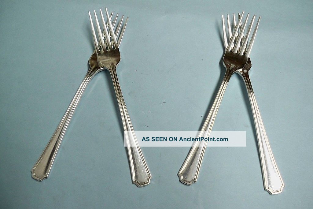 4 Clairhill Fairhill Luncheon Forks - Classic 1978 Oneida - Clean & Table Ready Oneida/Wm. A. Rogers photo