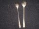 Vintage Silver Plated Salad Spoons Set Of Two By: (brama E.  P.  On Zink) 