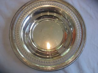 Wm Rogers Silverplated Serving Bowl,  Stamped 835 photo