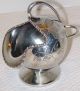 Vintage Silver Sugar/nut Holder - Scuttle,  Epbm,  Sheffield,  Footed,  Unique Other photo 1