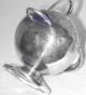 Vintage Silver Sugar/nut Holder - Scuttle,  Epbm,  Sheffield,  Footed,  Unique Other photo 7
