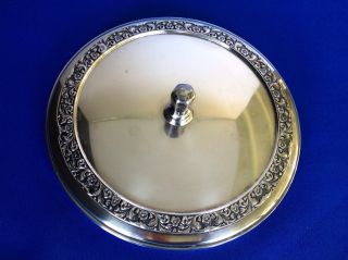 1936 Oneida Community Coronation Lid (for Butter Dish Or Centerpiece Dish?) photo