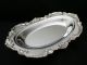 Wallace Chippendale Silverplate Hollowware Bread Tray - X111 - Hard To Find Wallace photo 2
