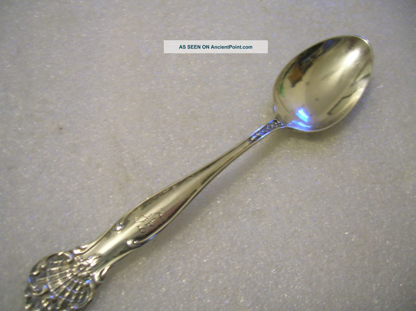 Towle Stuart Pattern Sterling 5 O ' Clock Spoon 1880 Mono F Towle photo