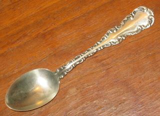 Sterling Silver Whiting Louis Lv Fifteen Demitasse Spoon.  255toz photo