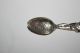 Awesome Antique Full Figural Indian Chief - Buffalo - Sterling Silver Souvenir Spoons photo 1