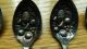 6 Vintage Epns,  A1 Sheffield - Embossed Fruit / Dessert Demitasse Spoons International/1847 Rogers photo 1
