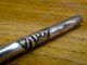 Rare Antique Chinese Export Silver Dip Pen Quill C1880 Character Mark Other photo 2