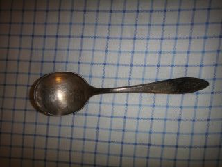 Rare Vintage Antique 1847 Rodgers Bros Silver Plated Soup Spoon Silverplated Wow photo