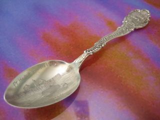 Antique Sterling Souvenir Spoon By Shepard Mfg Co.  