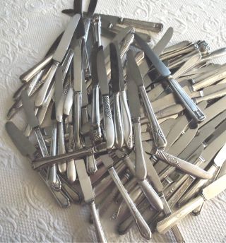 Vgc Mix 20thc Sets Hh Splated Knives W/ Stainless Blades,  100++pcs,  Nm photo