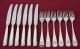 Antique Art Krupp Berndorf Silver Plated.  6 Knives 6 Forks 1930 ' S - 40 W/initials Other photo 1
