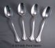 Towle Boston Chippendale (4) Oval Soup Spoons Place Silverplate Silver Plate Towle photo 3