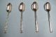 4 Bellfontaine Teaspoons - So Ornate 1973 Rogers - - Clean & Table Ready Other photo 2