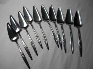 5 Sets - Stainless Steel Spring Charm 2 Piece Cheese Set Serving Pick/knife photo