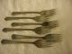 Valencia Silver Plate Dessert Forks 6 Pcs Vgc Other photo 1