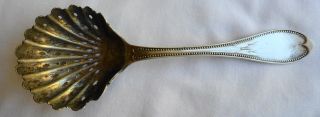 Antique 1857 Y.  S & Co Silver Shell Server/spoon photo