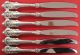 Grand Baroque By Wallace,  Sterling Silver,  Six,  9 Inch Dinner Knives Wallace photo 1