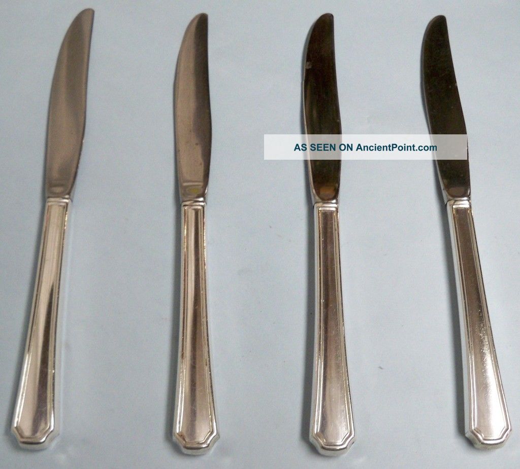 4 Clairhill Fairhill Dinner Knives - Classic 1978 Oneida - Clean & Table Ready Oneida/Wm. A. Rogers photo