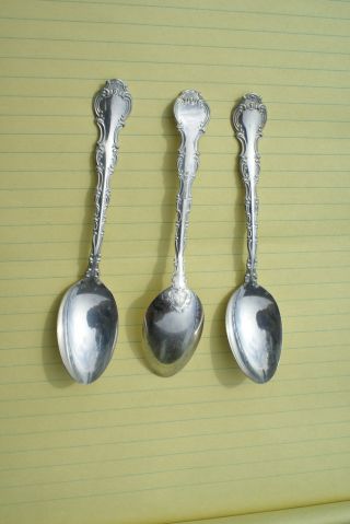 Set Of 3 Birks Sterling Silver Teaspoons photo