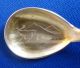 1955 Sweden Solid 830/1000 Silver Souvenir Spoon With Rings,  Engraving,  King? Souvenir Spoons photo 2