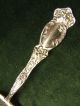 Antique Silver Pierced Ice Spoon Violet Rogers 1905 Ornate Florals Oneida/Wm. A. Rogers photo 1