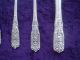 Milburn Rose Westmorland Sterling Silver 4 Piece Place Size Setting Westmorland photo 3
