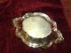 Small Silver Plated Serving Tray.  Very Shiny.  Vintage Platters & Trays photo 1