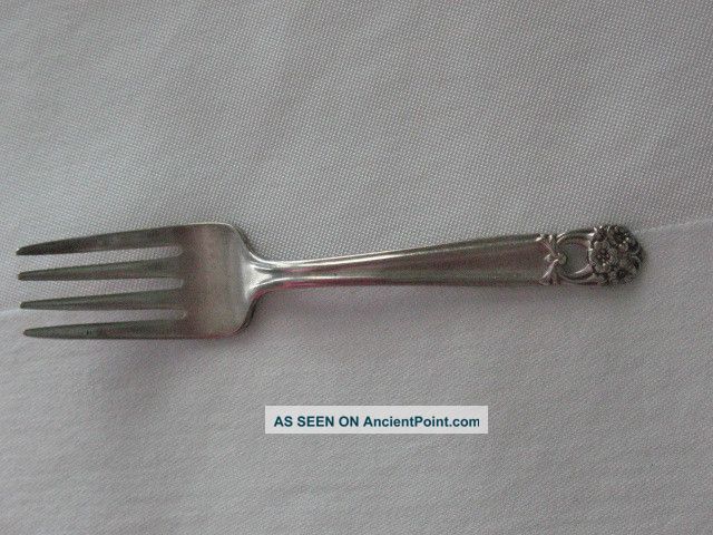 Antique Fork,  1847 Rogers Bro.  Eternally Yours,  Small Vintage Silver Fork Unknown photo