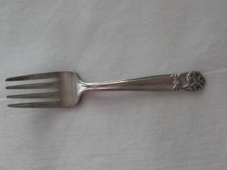 Antique Fork,  1847 Rogers Bro.  Eternally Yours,  Small Vintage Silver Fork photo