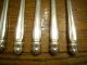6 Holmes & Edwards 1938 Danish Princess Grill Knives Is Silverplate Holmes & Edwards photo 1