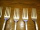 6 Holmes & Edwards 1938 Danish Princess Grill Forks Is Silverplate Holmes & Edwards photo 2