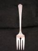 Carlton Silver Meat Serving Fork 1933 Mansfield Pierced Cold Meat Fork 8 1/4 