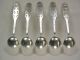 T.  H.  Marthinsen 5 Demitasse Spoons & 1 Pie Server.  830 Silver,  Scrap Or Use Other photo 3