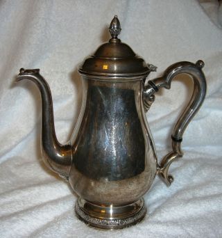 Vintage International Prelude Sterling Silver Coffee Pitcher C366,  9cup photo
