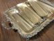 Antique Silver Plated Serving Platter With Covers,  Very Ornate Good Cond. Platters & Trays photo 1