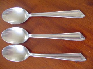 Vintage Stainless Steel Serving Spoon X3 Three Spoons Made In Japan Holidays photo