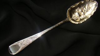 Solomon Hougham English Sterling Serving Spoon - 1816 London photo