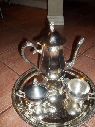 International Silver Company 4 Piece Silver Plate Tea / Coffee Set photo