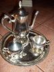 International Silver Company 4 Piece Silver Plate Tea / Coffee Set Tea/Coffee Pots & Sets photo 2