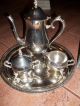 International Silver Company 4 Piece Silver Plate Tea / Coffee Set Tea/Coffee Pots & Sets photo 5