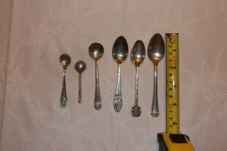 A Sterling Souvenir And Children Spoons photo