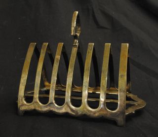 Silver Plated 6 Slice Toast Rack By J.  C.  & Co,  Ltd. ,  (ms5) photo