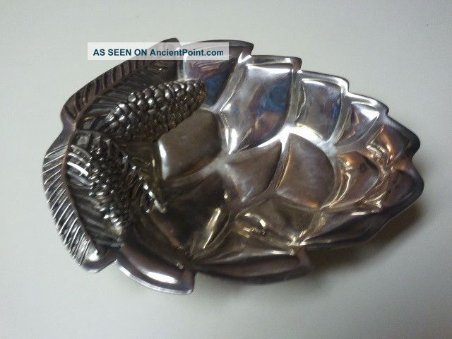 Godinger Silver Plated Serving Bowl With Pine Combs Bowls photo