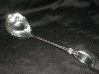 Silverplated Large Soup Punch Ladle Roman 1865 photo