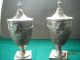 Early 19th Century Plated Urns With Covers Millers Antiques Tea/Coffee Pots & Sets photo 2