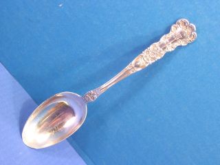 C.  D.  Peacock Soup Spoon - Sterling Silver - Pat.  1900 - Pattern Unknown photo