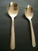 Oneida Community Silverplate 2 Demitasse Spoons 