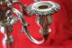 40 Years Old - Wallace Grande Baroque Silverplate Candlestick 5 Taper Candle Candlesticks & Candelabra photo 1