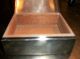 Antique Poole Silver Co.  2000 Epca Silver Box Keepsake Tobacco Cedar Wood Other photo 3